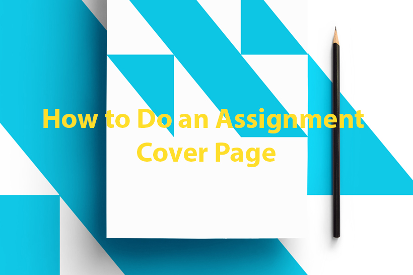 cover page for assignment template